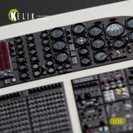 1/35 Kelik CH-54A Tarhe interior 3D decals for ICM kit K35009