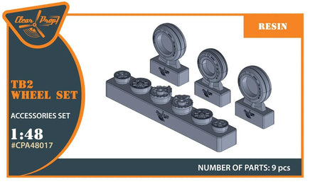 1/48 Clear Prop TB.2 Wheel Set A48017