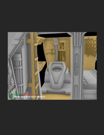 1/72 Green Strawberry Star Wars Razor Crest - Cargo Bay Photo Etch (AMT) B18422