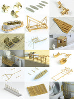 1/200 Pontos Model Bismarck 1941 Detail Up Set "Advanced" 27001F1