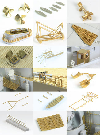 1/200 Pontos Model Bismarck 1941 Detail Up Set "Advanced" 27001F1