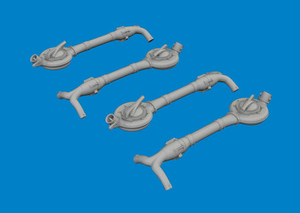 1/48 Eduard B-24D turbochargers PRINT Brassin 6481112