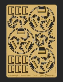 1/2700 Green Strawberry Star Destroyer - Deflector flaps B05518