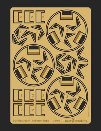 1/2700 Green Strawberry Star Destroyer - Deflector flaps B05518