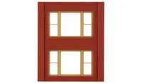 HO DPM Two-Story 20th Century Window 30164