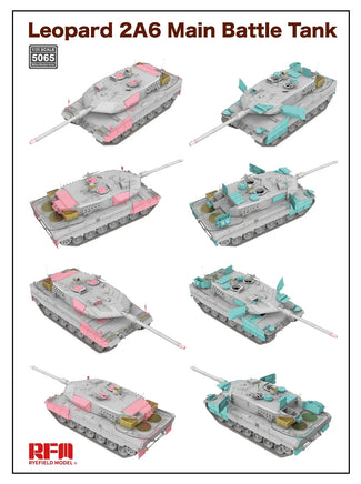 1/35 Ryefield Models Leopard 2A6 Main Battle Tank 5065
