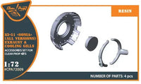 1/72 Clear Prop Ki-51 Sonia (All Versions) Resin Exhaust & Cooling Gills for CP Kits CP72011/CP72012/CP72013 A72009