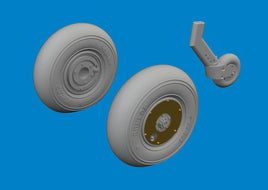 1/72 Eduard Spitfire Mk.V wheels Brassin for TAMIYA kit 672407