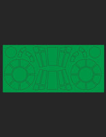 Green Strawberry Millenium Falcon Paint Mask AM001