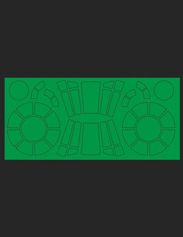 Green Strawberry Millenium Falcon Paint Mask AM001