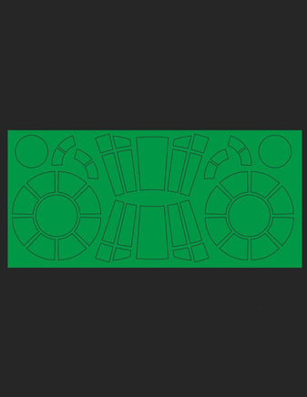 Green Strawberry Millenium Falcon Paint Mask AM001