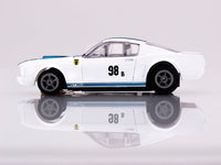 AFX Mustang FT350R – 1965 White/Blue Miles 22125