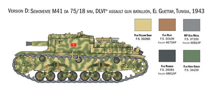 1/56 Italeri Italian Tanks & Semoventi 25768