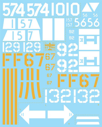 1/24 Fundekals F6F-5 HELLCATS 24001