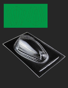 Green Strawberry A/SF-01 B-Wing Starfighter Clear Canopy VC01