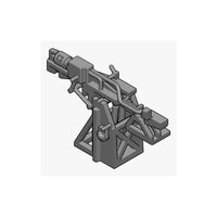 1/700 Black Cat Models 5in practice loader gun (x6) AC700019