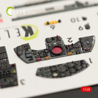 1/48 Kelik F-104G Starfighter early type interior 3D decals for Hasegawa kit K48029
