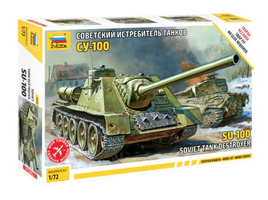 1/72 Zvezda Soviet Self-Propelled Gun SU-100 5044