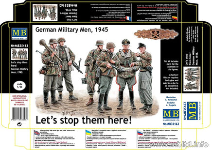 1/35 Master Box German Military Men, 1945 Let's Stop Them Here! 35162