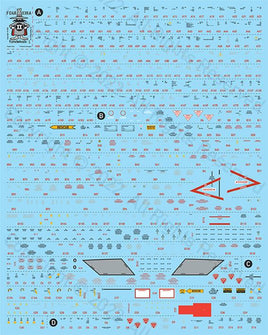 1/48 Fundekals F-4 PHANTOM FACTORY STENCILS 48038