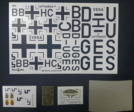 1/48 Mikro Mir Junkers W.34hi 48-019