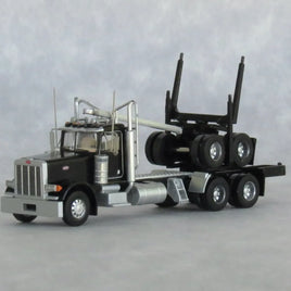 N Trainworx Black Peterbilt 379 Log Truck 47981