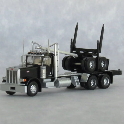 N Trainworx Black Peterbilt 379 Log Truck 47981