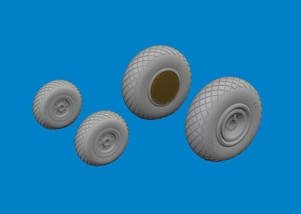 1/72 Eduard B-24H wheels Brassin for AIRFIX 672380
