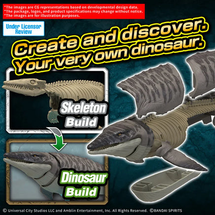 Bandai Jurassic World Rebirth Plannosaurus Mosasaurus Model Kit 2801662