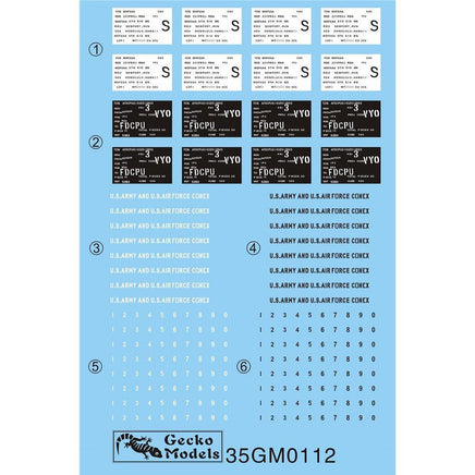 1/35 Gecko Models US Military 8' Storage Container Set (Vietnam War Era) 35GM0112