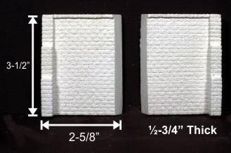 HO Monroe Bridge Abutments with Wing Walls Cut Stone 2-Pack #930