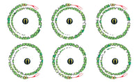 PineCar Green Snake Wheel Flare Decal 4064