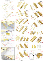 1/350 Pontos Model USS BB-63 Missouri 1945 Detail Up Set for HB (20B Deck Blue) 37034FB