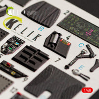 1/48 Kelik F-35A Lightning II interior 3D decals for Meng kit K48049