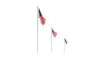 Woodland Flag Pole with Spotlight Value Pack 5925 - MPM Hobbies