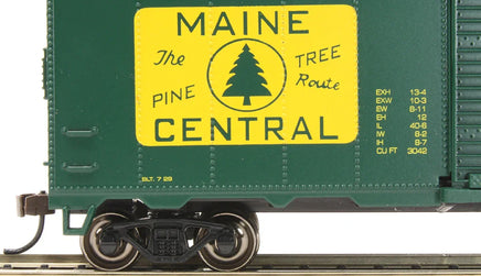 HO Bachmann 40' Box Car - Maine Central #6128 - 17011