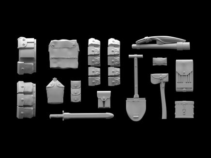1/35 ICM WWI US Infantry Weapon and Equipment 35688