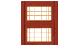 HO DPM Two-Story Steel Sash Window 30174