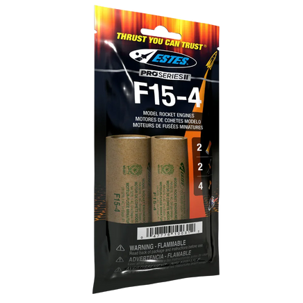Estes Rockets F15-4 Engines (29mm) 10031 - MPM Hobbies
