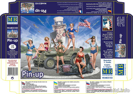 1/35 Master Box Pin-Up Girls 35183
