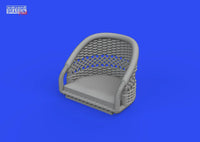 1/32 Eduard Sopwith Camel seat PRINTWNW / ACADEMY 632187