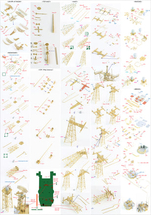 1/350 Pontos Model USS FFG Oliver Hazard Perry Class Detail Up Set "Advanced" Plus Kit 38019F1