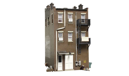 HO Woodland Betty's Burning Building BR5051