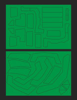 Green Strawberry Colonial Raptor Paint Mask AM013