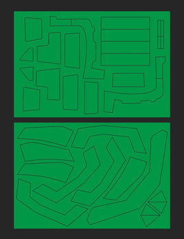 Green Strawberry Colonial Raptor Paint Mask AM013