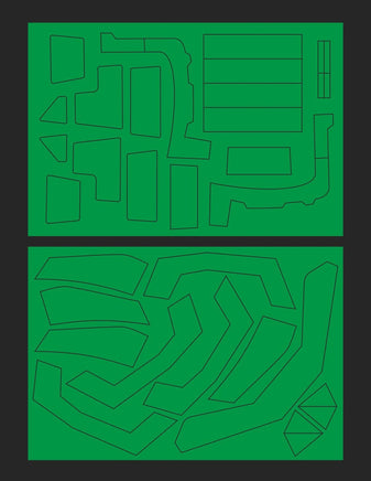 Green Strawberry Colonial Raptor Paint Mask AM013