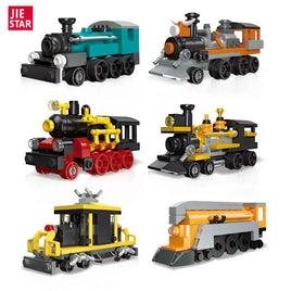 Jie-Star Assorted Mini Train Building Block Model (6 Set) 58009