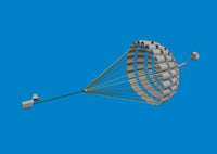 1/72 Eduard F-4E parachute PRINT Brassin for FINE MOLDS 672382