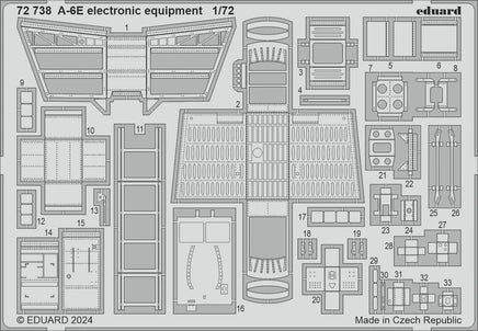 1/72 Eduard A-6E electronic equipment for TRUMPETER 72738