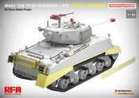 1/35 Ryefield Models M4A3 Sherman 76W VVSS Late w/Interior (Upgrade Version) 5136